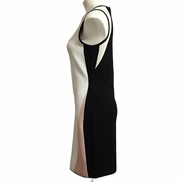 Etcetera Sleeveless Color Block Knit Dress Size S - Picture 2 of 11